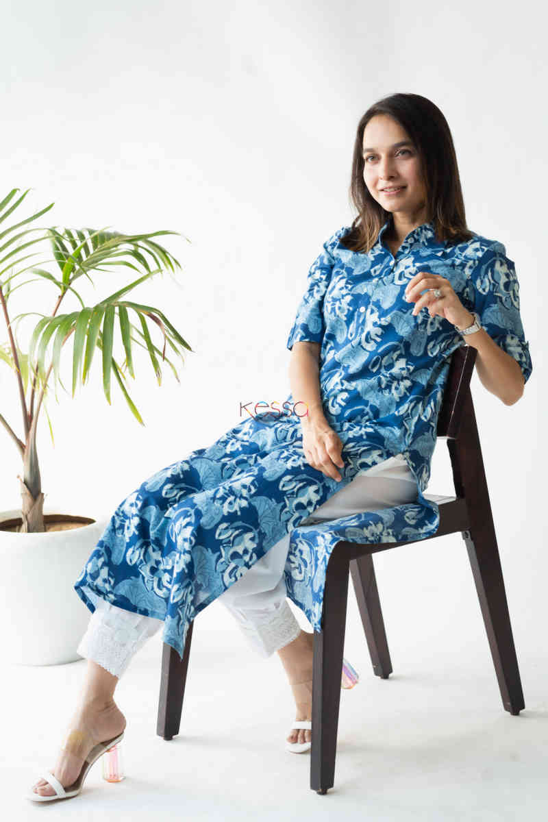Image for Kusvaa Vcr51 Ekra Shirt Kurta Sitting 1