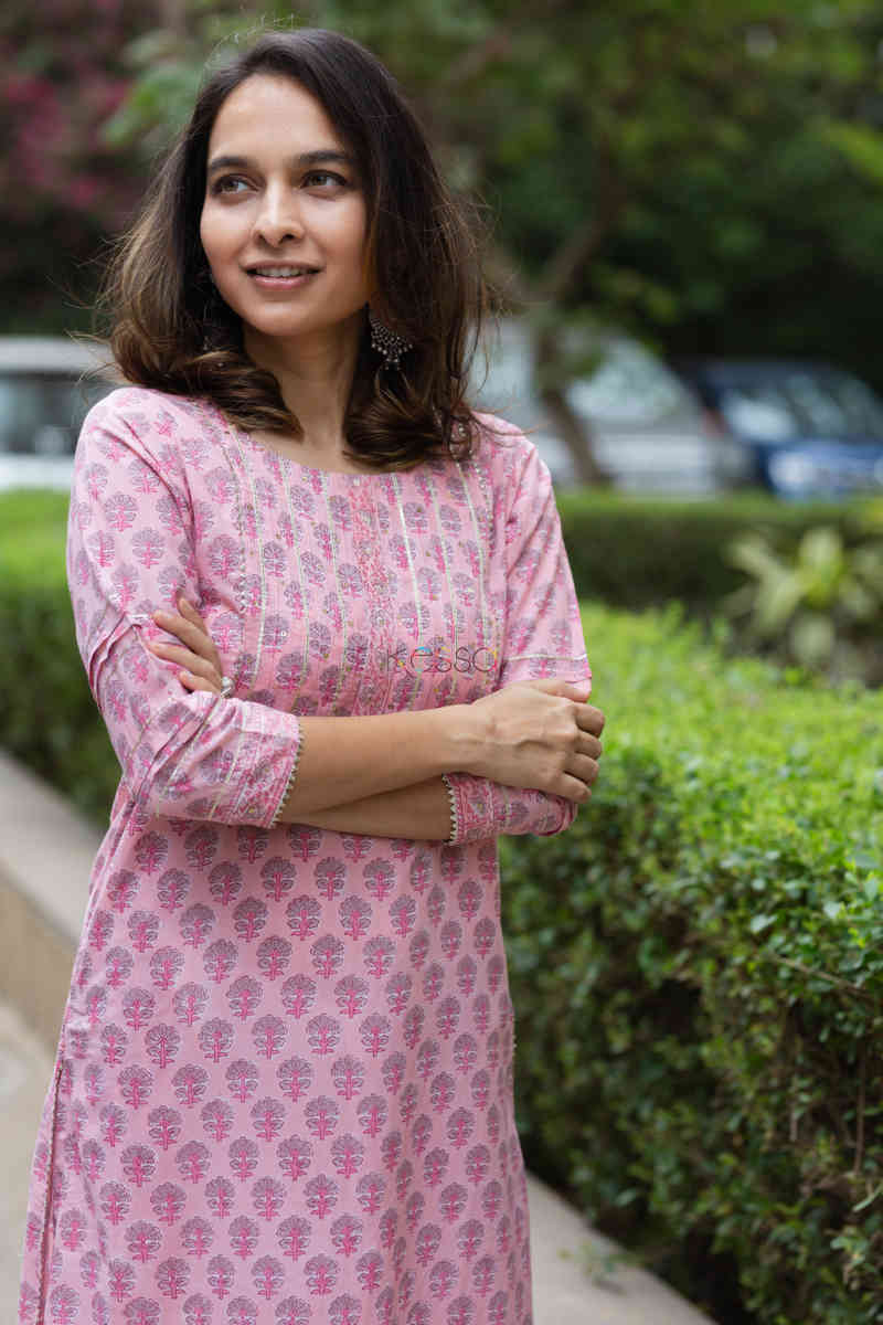 Image for Kusvaa Ws693 Shehroze Kurta With Gota And Bijiya Work Front