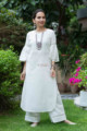 Image for Kusvaa Ws695 Mahru Cotton Dobby Kurta Palazzo Set Front 1