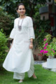 Image for Kusvaa Ws695 Mahru Cotton Dobby Kurta Palazzo Set Front
