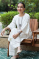 Image for Kusvaa Ws695 Mahru Cotton Dobby Kurta Palazzo Set Sitting