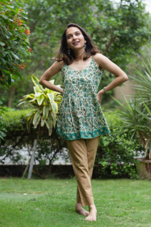 Image for Kusvaa Wsr120 Fyha Top With Hand Block Print Featured