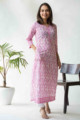 Image for Kusvaa Wsr199 Liyana Kurta With Hand Block Print Look 1