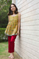 Image for Kusvaa Wsr201 Ziva Cotton Top With Hand Block Print Look 1