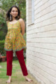 Image for Kusvaa Wsr201 Ziva Cotton Top With Hand Block Print Look