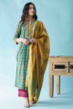 Image for Kusvaa Wsr210 Zemira Kurta Dupatta Set With Hand Block Print Look 1