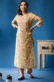 Image for Kusvaa Avdaf38 Soha Kurta Pant Set With Embroidery And Sequin Details Front
