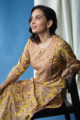 Image for Kusvaa Avdaf38 Soha Kurta Pant Set With Embroidery And Sequin Details Look 1