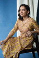 Image for Kusvaa Avdaf38 Soha Kurta Pant Set With Embroidery And Sequin Details Look