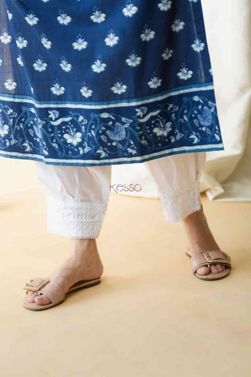Image for Kusvaa Avdaf39 Shafaaq Indigo Kurta Bottom