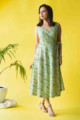 Image for Kusvaa Avdaf41 Mukhtalif Wrap Dress Front