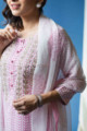 Image for Kusvaa Avdaf44 Nawazish Kurta Dupatta Set With Gota Work Closeup