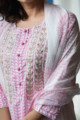 Image for Kusvaa Avdaf44 Nawazish Kurta Dupatta Set With Gota Work Neck
