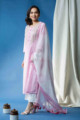 Image for Kusvaa Avdaf44 Nawazish Kurta Dupatta Set With Gota Work Side 1