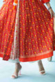 Image for Kusvaa Avdaf46 Nazgul Anarkali Kurta With Gota Patti Work Bottom