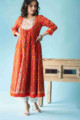 Image for Kusvaa Avdaf46 Nazgul Anarkali Kurta With Gota Patti Work Front 1