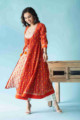 Image for Kusvaa Avdaf46 Nazgul Anarkali Kurta With Gota Patti Work Look
