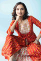 Image for Kusvaa Avdaf46 Nazgul Anarkali Kurta With Gota Patti Work Sitting 2