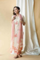 Image for Kusvaa Avdaf49 Ashmeera Kurta Pant And Dupatta Set With Hand Block Print Front 2