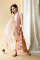 Image for Kusvaa Avdaf49 Ashmeera Kurta Pant And Dupatta Set With Hand Block Print Look