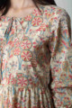 Image for Kusvaa Avdaf52 Chulbuli Tiered Dress With Quirky Prints Closeup