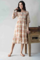 Image for Kusvaa Avdaf52 Chulbuli Tiered Dress With Quirky Prints Front