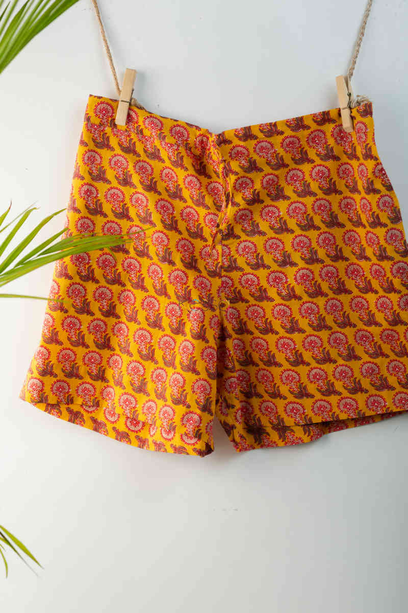 Image for Kusvaa Avs01 Orange Peel Yellow Shorts Featured
