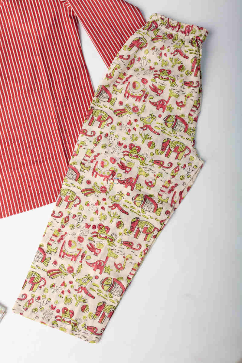 Image for Kusvaa Dek35 Mariya Kurta Pajama Set 1 Bottom