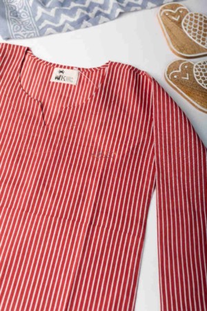 Image for Kusvaa Dek35 Mariya Kurta Pajama Set 1 Closeup