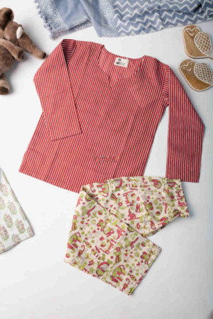 Image for Kusvaa Dek35 Mariya Kurta Pajama Set 1 Featured