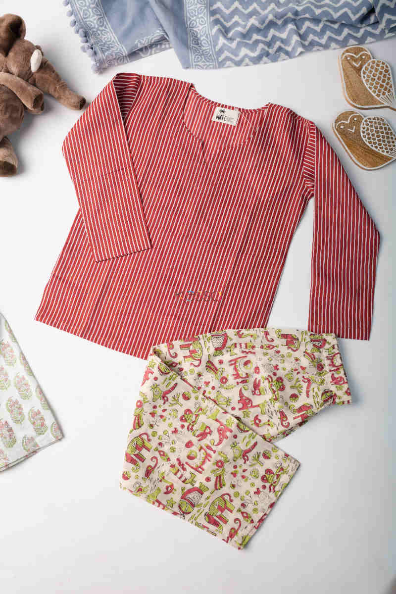Image for Kusvaa Dek35 Mariya Kurta Pajama Set 1 Featured