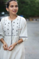 Image for Kusvaa Kcb09 Shabnam Dress With Hand Block Print Front 1