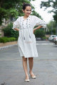 Image for Kusvaa Kcb09 Shabnam Dress With Hand Block Print Look 1