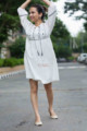 Image for Kusvaa Kcb09 Shabnam Dress With Hand Block Print Look