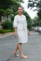 Image for Kusvaa Kcb09 Shabnam Dress With Hand Block Print Side