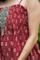 Image for Kusvaa Kcb14 Tabeer Top And Palazzo Set With Hand Block Print Closeup