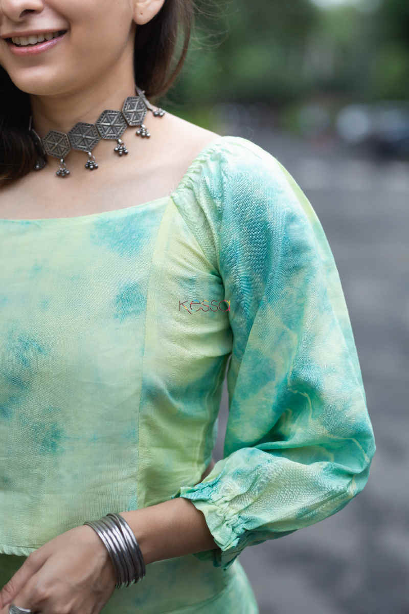 Image for Kusvaa Kcb20 Rangeeli Co Ord Set With Tie And Dye 1 Sleeves