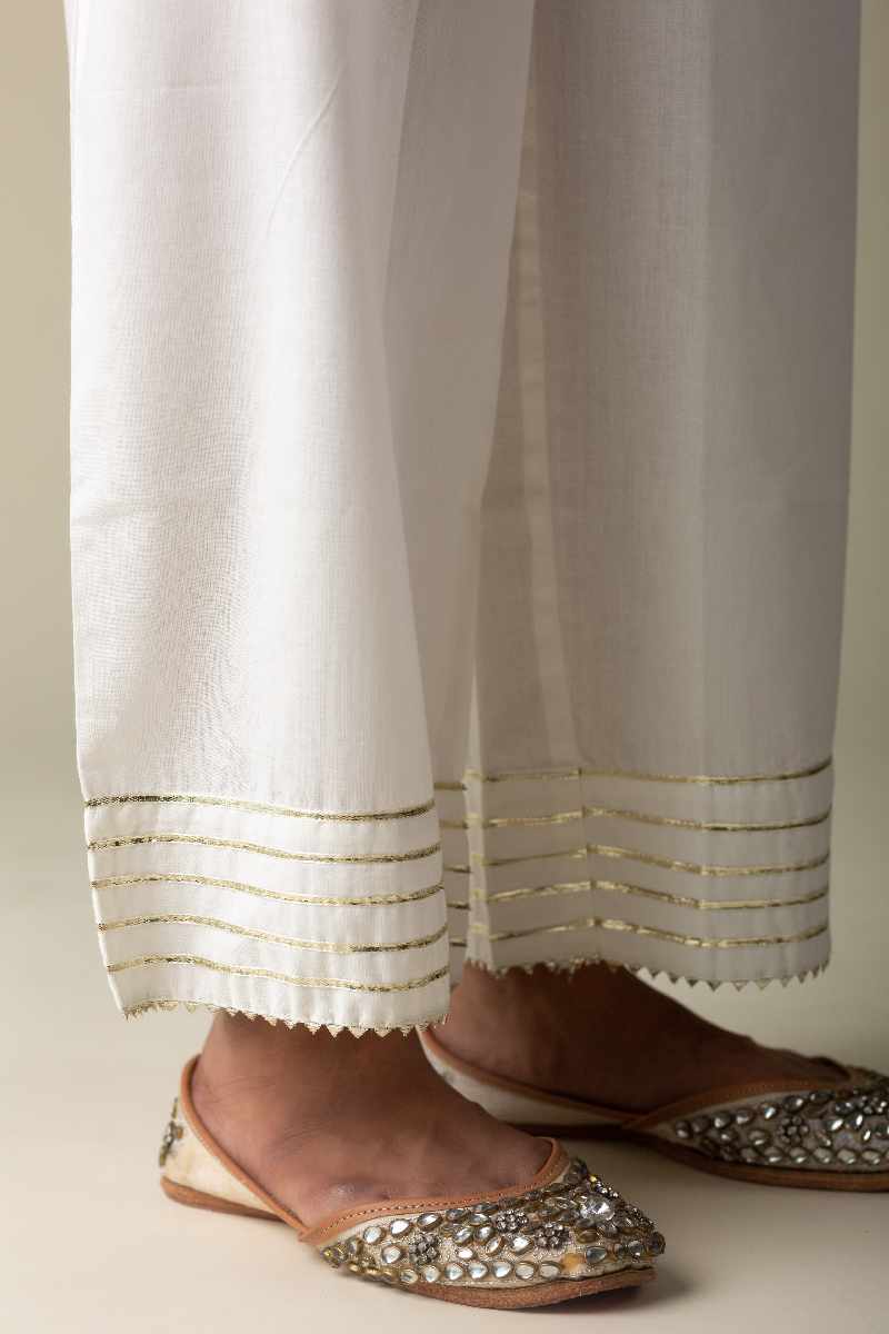 Image for Kusvaa Sap07 Gotta Palazzo Offwhite Closeup New