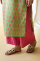 Image for Kusvaa Taf56 Kalpvan Straight Kurta With Floral Prints Bottom