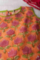 Image for Kusvaa Vck06 Arine Lehenga Choli And Dupatta Set With Gota And Tassel Details Closeup