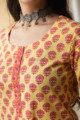 Image for Kusvaa Vcr47 Shehzeen Cotton Kurta Closeup