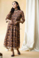 Image for Kusvaa Vcr53 Dharini Kurta With Hand Block Print Look