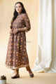 Image for Kusvaa Vcr53 Dharini Kurta With Hand Block Print Side