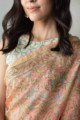 Image for Kusvaa Vcs01 Amshutha Kota Silk Saree With Blouse Neck