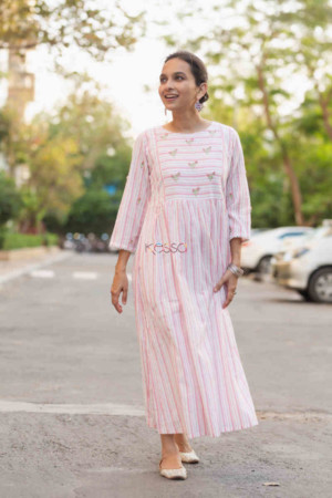Image for Kusvaa Ws700 Aurima Dress With Embroidery And Lace Details Featured