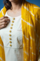 Image for Kusvaa Ws701 Chakori Kurta Dupatta Set With Embroidery And Gota Work Dupatta