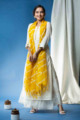 Image for Kusvaa Ws701 Chakori Kurta Dupatta Set With Embroidery And Gota Work Front 1