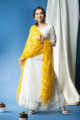 Image for Kusvaa Ws701 Chakori Kurta Dupatta Set With Embroidery And Gota Work Front