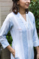 Image for Kusvaa Ws702 Mahnoor Kurta With Sequin And Moti Work Pocket