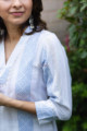 Image for Kusvaa Ws702 Mahnoor Kurta With Sequin And Moti Work Sleeves